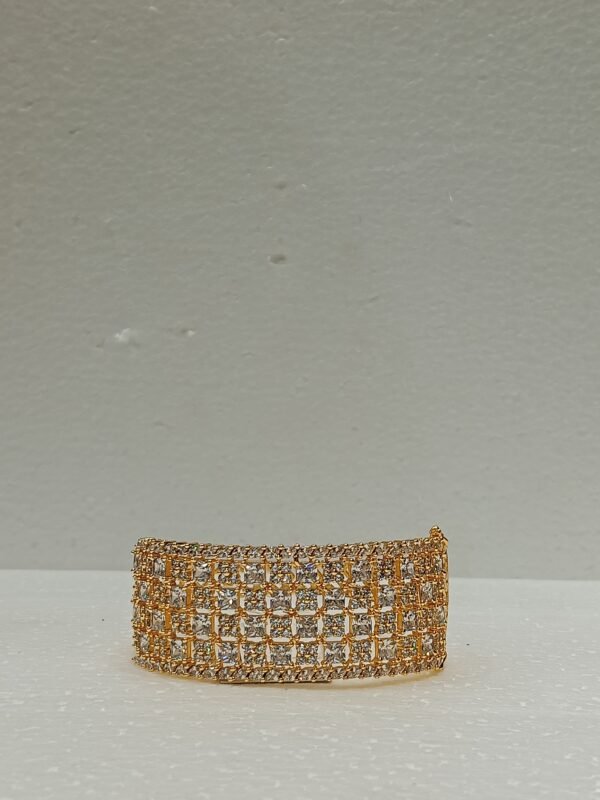 American Diamond Bracelets Golden