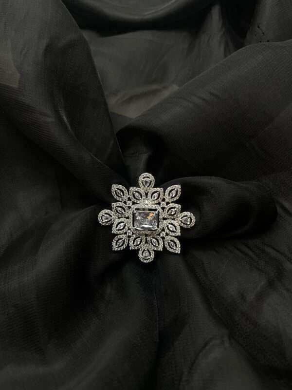 AD Zircon Sun-Flower Ring - Image 2
