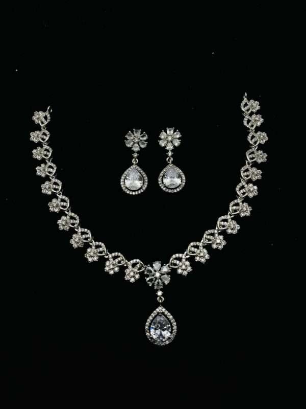 AD Microstone Necklace Set